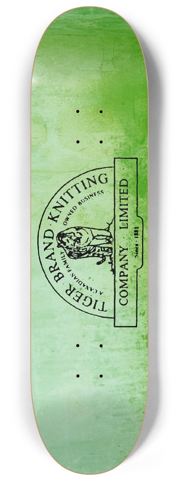 Tiger Brand Knitting 8-1/4 Skateboard Deck
