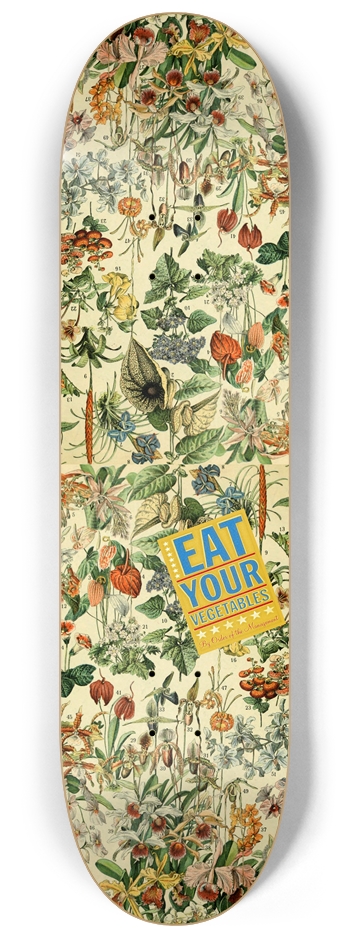 Eat Your Vegetables 8-1/4 Skateboard Deck