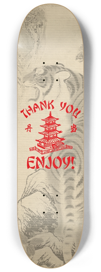 Thank You 8-1/4 Skateboard Deck