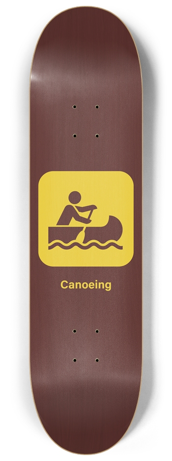 Canoeing 8-1/4 Skateboard Deck