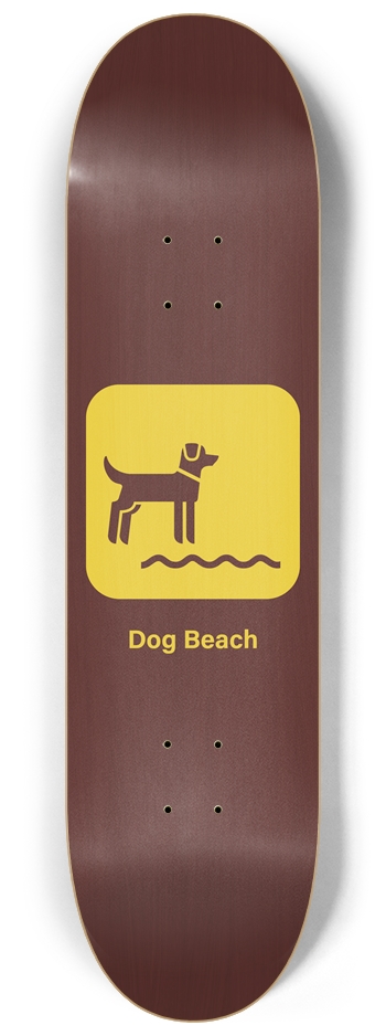 Dog Beach 8-1/4 Skateboard Deck