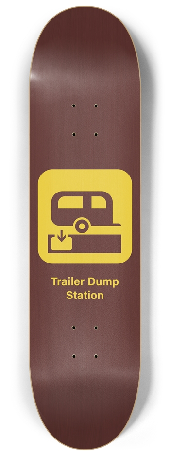 Trailer Dump Station 8-1/4 Skateboard Deck