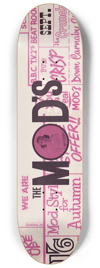 We Are The Mods 8-1/4 Skateboard Deck