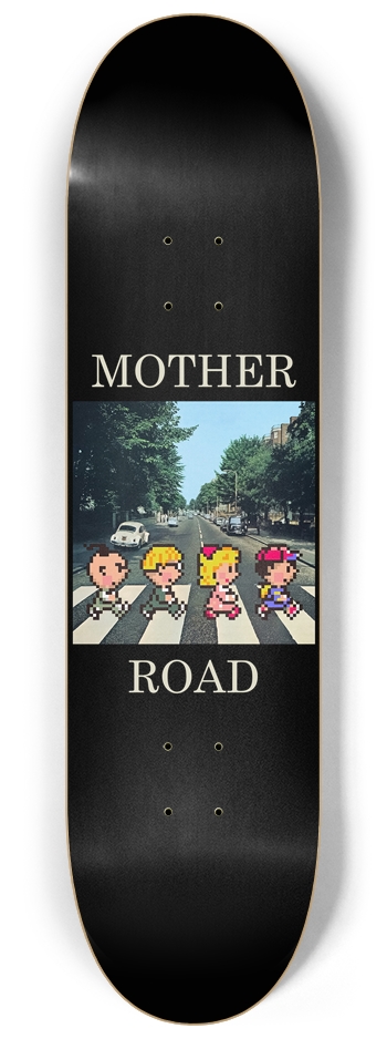 Mother Road - The Beatles / Earthbound 8-1/4 Skateboard Deck