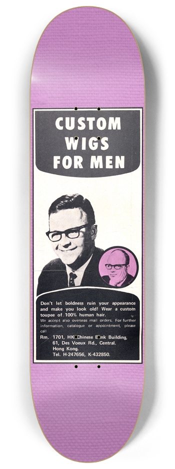 Wigs For Men 8-1/4 Skateboard Deck