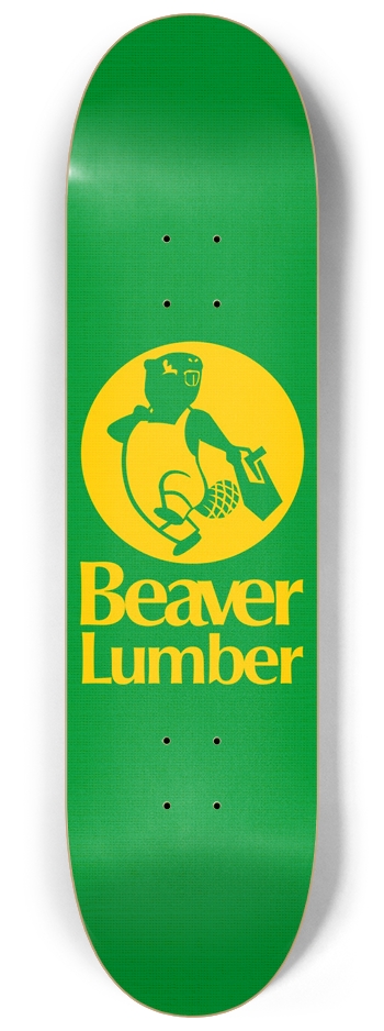 Beaver Lumber 8-1/4 Skateboard Deck