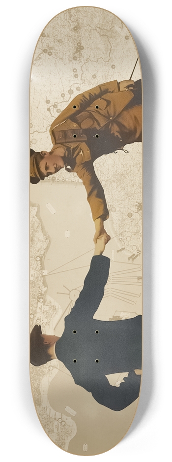 Helping Hand 8-1/4 Skateboard Deck