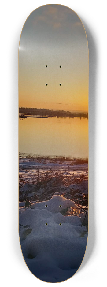 PNW sunset tri-series #1 8-1/4 Skateboard Deck