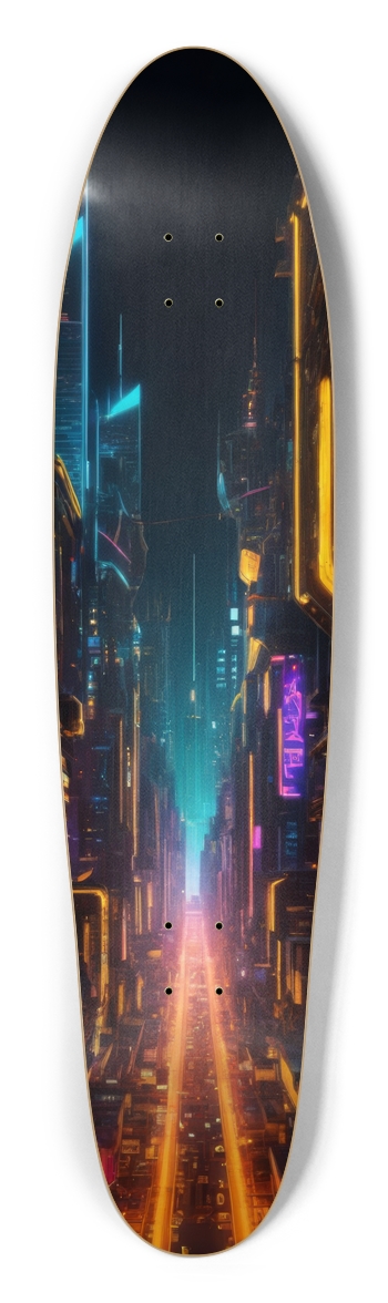 Longboard | CyberCityScape Longboard Shape