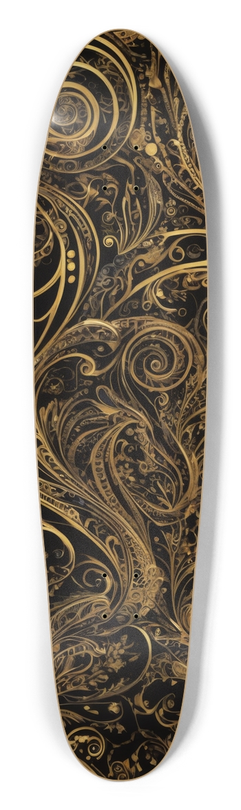 Longboard | BLACK GOLD 003 Longboard Shape