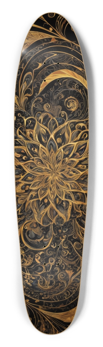 Longboard | BLACK GOLD 001 Longboard Shape