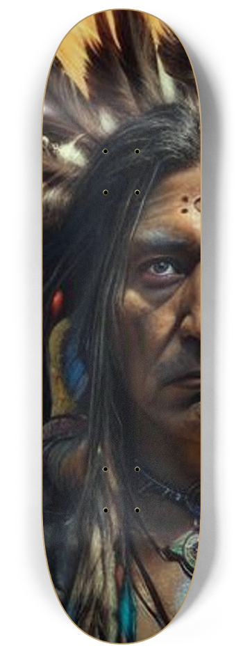 Shaman watching  #1 8-1/4 Skateboard Deck