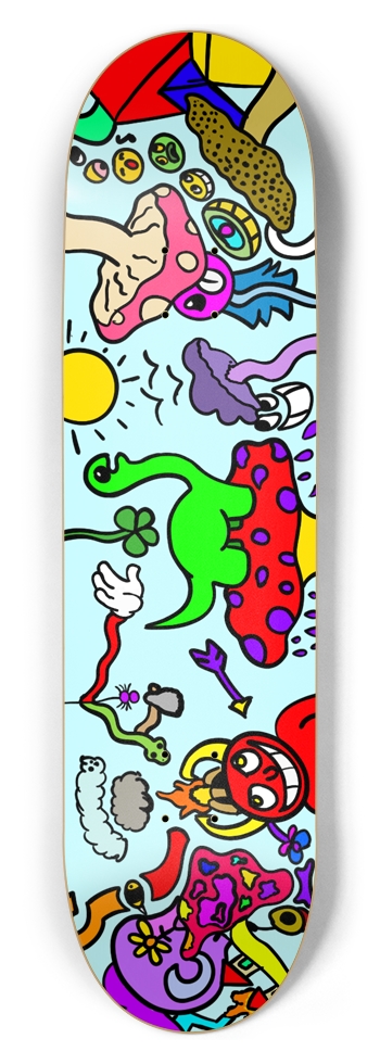 Brachiosaurus 8-1/2 Skateboard Deck