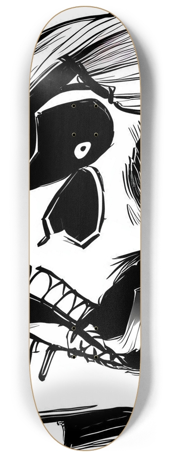 GOTH- NUMBSKULL LOGO 8-1/4 Skateboard Deck