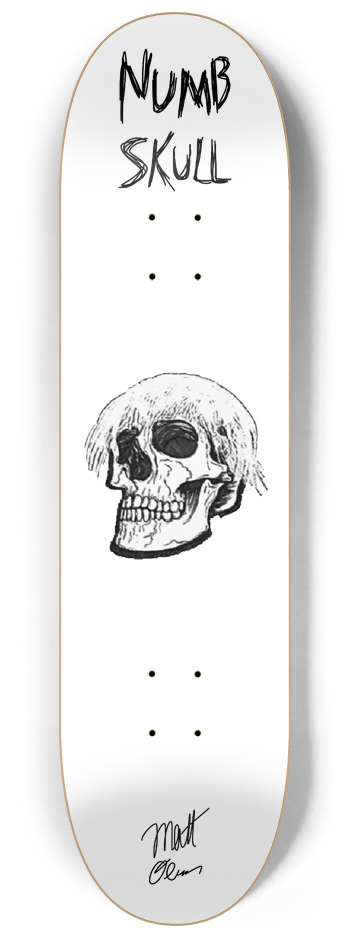 Matt Olesen- NUMBSKULL TEAM BOARD 8-1/4 Skateboard Deck