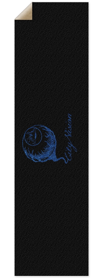 Black & Blue Glitter Logo Griptape 9 x 33 Inch Griptape