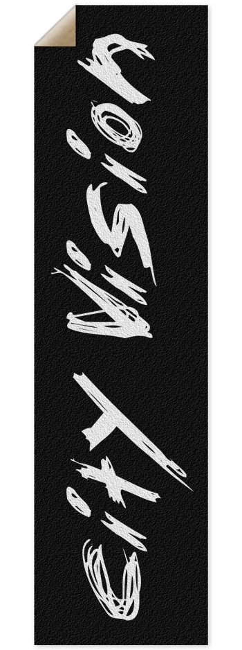 Black & White Name Griptape 9 x 33 Inch Griptape