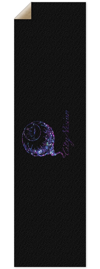 Black & Dark Glitter Logo Griptape 9 x 33 Inch Griptape