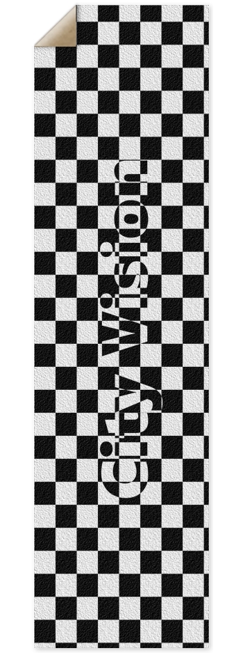 Checkered Name Griptape 9 x 33 Inch Griptape