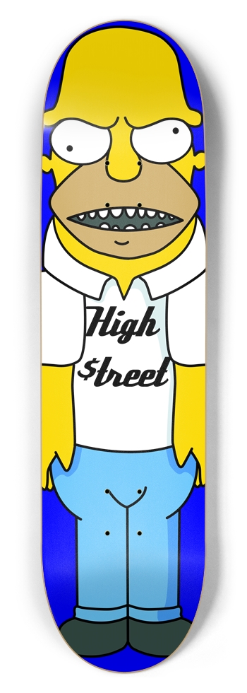 Simpsons  8-1/2 Skateboard Deck