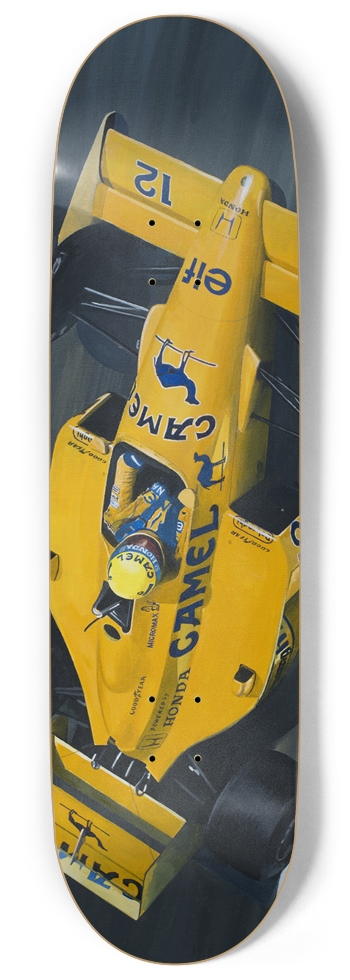 9" Ayrton Senna Lotus 99T 9 Inch Skateboard
