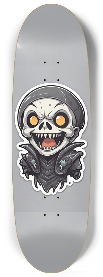 Screamer Skull Style Skate Deck  Egg Shape