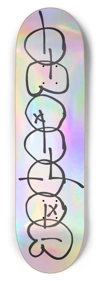 Reflective SLOSHERTAG 8-3/4 Inch Skateboard