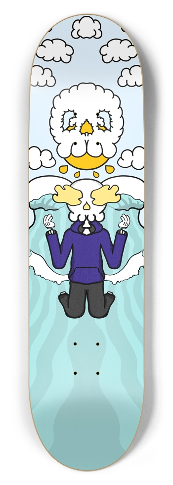 Ascending Wave 8-1/2 Skateboard Deck