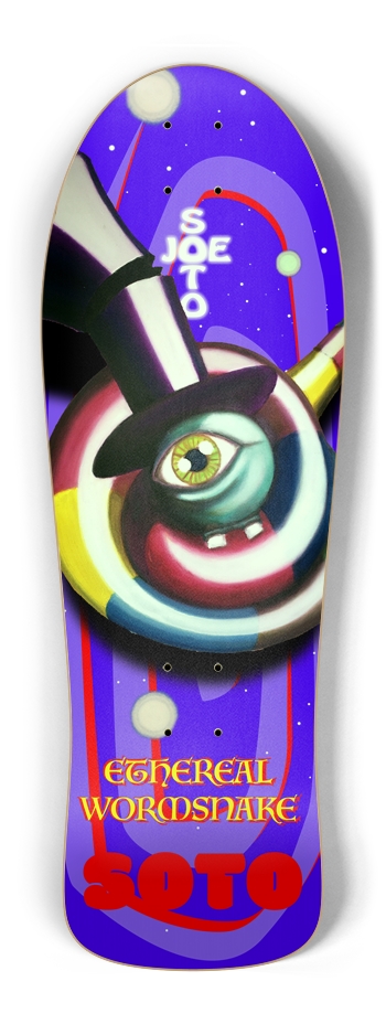 ETHEREAL WORMSNAKE PORTRAIT (OILS) Old School Shape