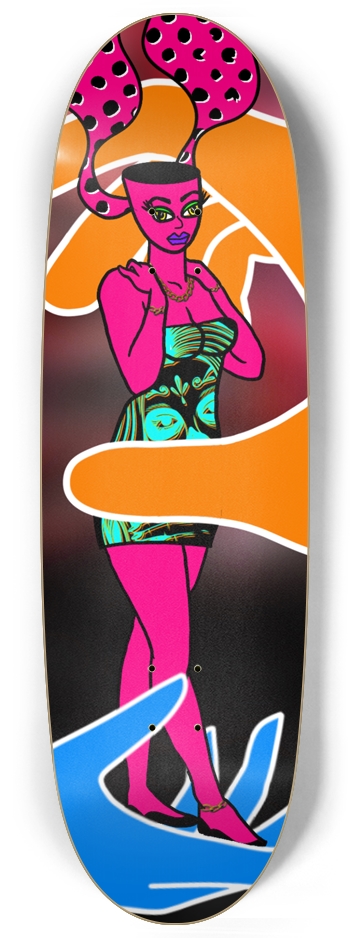 Protected Custom Egg Shape Skateboard