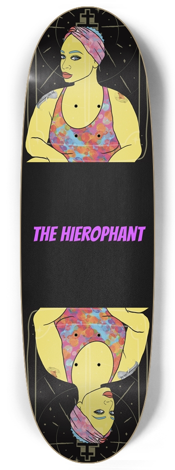 The Hierophant Tarot Series Egg Shape Skateboard Egg Shape