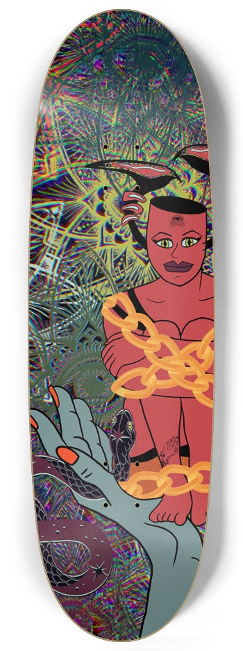 These Chains Custom Egg Shape Skateboard Egg Shape