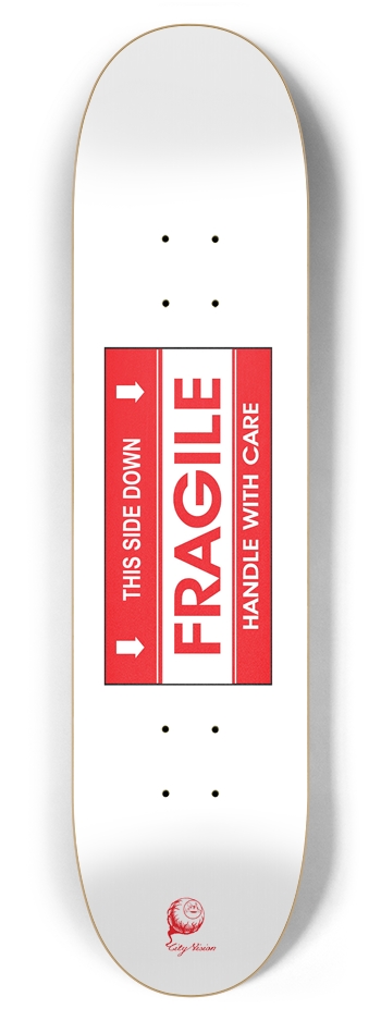 Fragile 7.87 7-7/8 Skateboard Deck