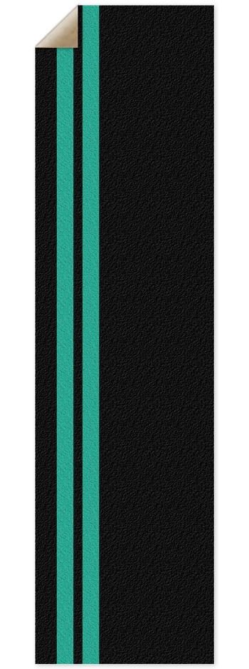 Teal Lines Grip Tape 9 x 33 Inch Griptape