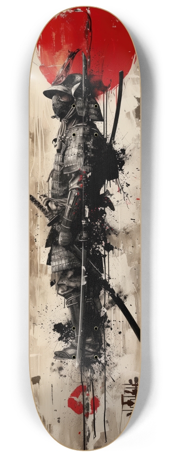 Japanese Warrior no.2 8-1/4 Skateboard Deck
