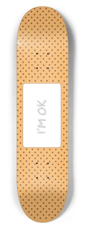 Bandage 7.62 7-5/8 Skateboard Deck