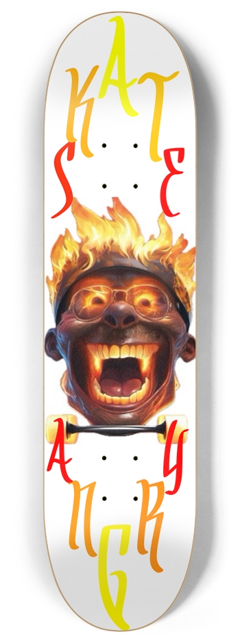 flaming head 8 Inch Skateboard Deck