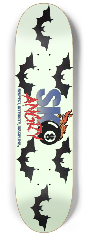 Night Flyer 8-1/4 Skateboard Deck