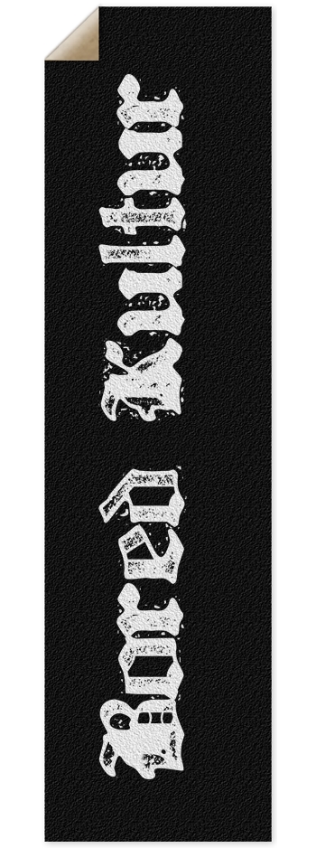 Bored white 9 x 33 Inch Griptape