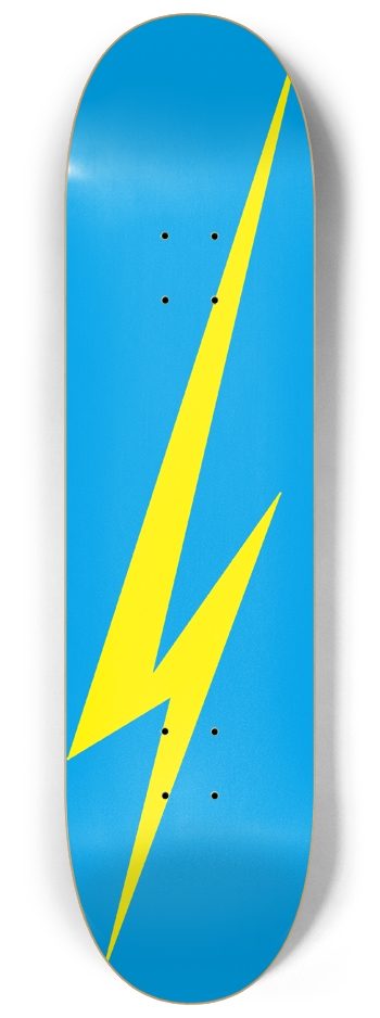 Custom Skateboard Thunder Yellow 8-1/4 Skateboard Deck