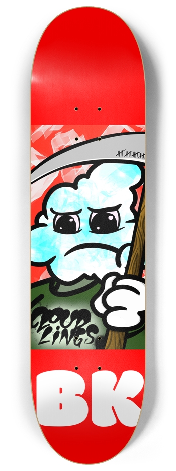BK cloud 8-1/4 Skateboard Deck