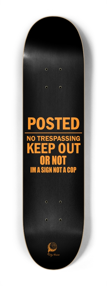 Keep Out Mini 7.25 7-1/4 Mini/Kid Skateboard