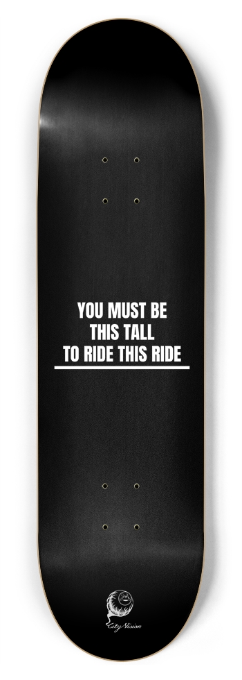 This Tall To Ride 8.75 8-3/4 Inch Skateboard