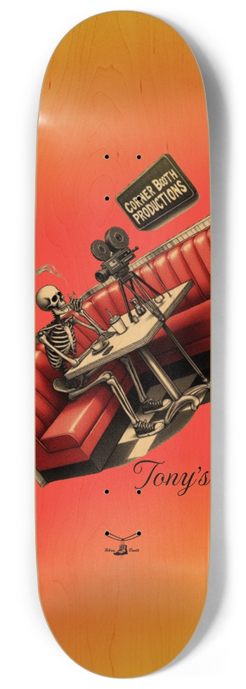 Corner Booth, 9.0" 9 Inch Skateboard