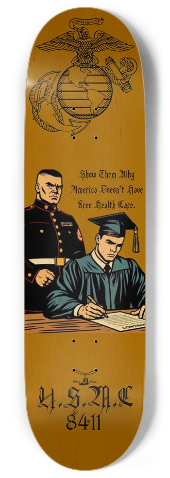 8411 - Smooth talker, 9.0” 9 Inch Skateboard