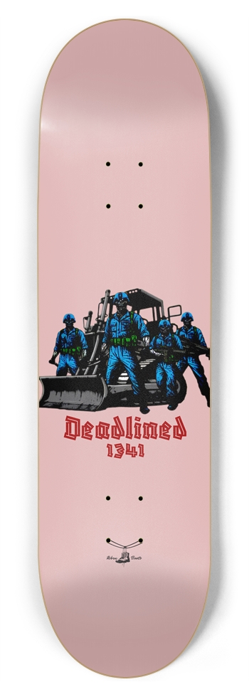 1341 - Deadlined, 8.75" 8-3/4 Inch Skateboard