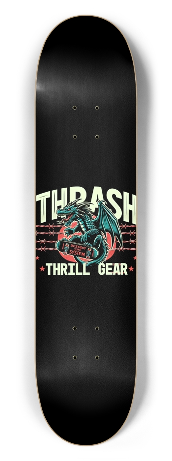 Thrash Thrill Gear – 7-1/2 Inch Deck 7-1/2 Skateboard Deck
