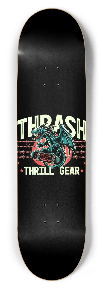 Thrash Thrill Gear – 8-1/2 Inch Deck 8-1/2 Skateboard Deck
