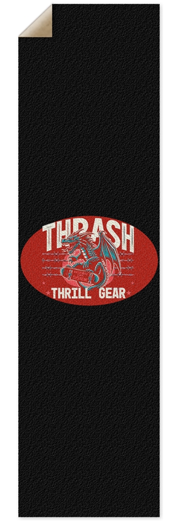 Thrash Thrill Gear – Griptape for Punk Nose 10 x 36 Inch Griptape