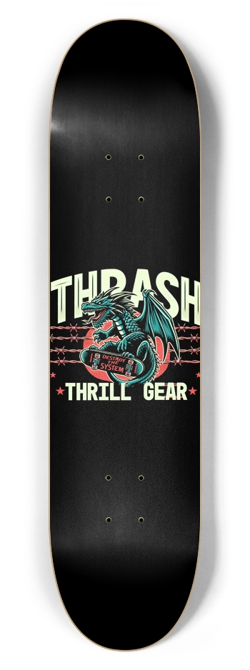 Thrash Thrill Gear – 7-5/8 Inch Deck 7-5/8 Skateboard Deck